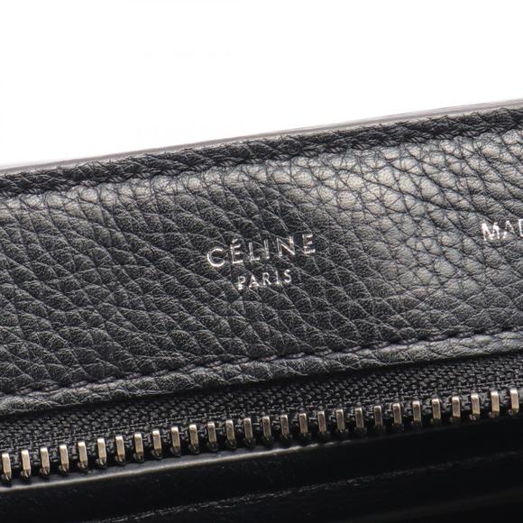 Celine Trapeze Medium Handbag Bag Leather Suede Black - Picture 4 of 9